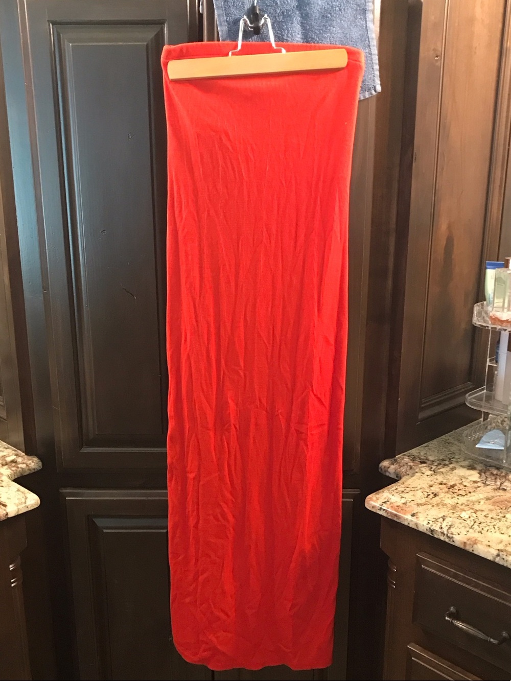 a new day Strapless Maxi Dress Red